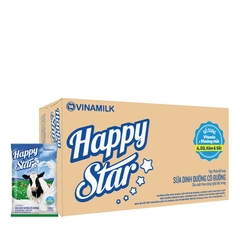Sữa vinamilk Happy Star có đường bịch 220ml Hàng Chính hãng Vinamilk