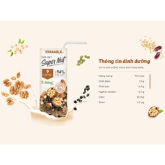 1 lốc 4 hộp Sữa 9 loại hạt Vinamilk Super Nut 180ml Sản Phẩm Phân Phối Vinamilk