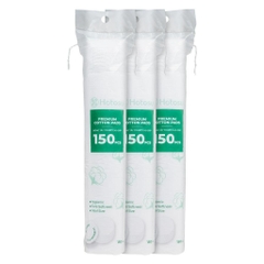 Bông Tẩy Trang Hotosu Cao Cấp 150 Miếng từ thương hiệu Hasaki Sản Phẩm Cam Kết Chính Hãng