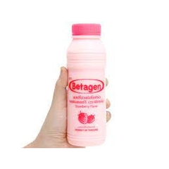 Sữa uống lên men Thái Lan BETAGEN hương dâu/cam 300ml bổ sung lợi khuẩn cho đường ruột
