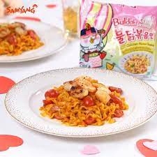 Mỳ khô gà cay Cream Carbona Samyang 140g hàn Quốc mỳ ăn liền đảm bảo sức khỏe 100% nhập khẩu hàn Quốc