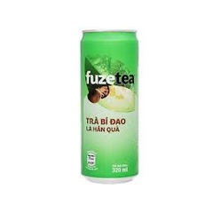 TRÀ BÍ ĐAO LA HÁN QUẢ FUZE TEA PLUS LON 320ML CAM KẾT CHÍNH HÃNG 100%