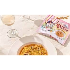 Mỳ khô gà cay Cream Carbona Samyang 140g hàn Quốc mỳ ăn liền đảm bảo sức khỏe 100% nhập khẩu hàn Quốc