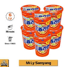 Mỳ Samyang Ramen ly 65g Hàn Quốc mỳ ăn liền đảm bảo sức khỏe 100% nhập khẩu Hàn Quốc
