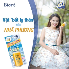 Sữa Chống Nắng Mát Lạnh Bạc Hà Bioré UV Perfect Protect Milk Cool SPF50 PA+++ 25ml Sản Phẩm Chính Hãng