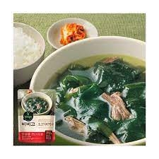 Canh rong biển thịt bò Bibigo 500g Hàn Quốc canh súp ăn liền 100% nhập khẩu Hàn Quốc