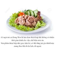 Cá Ngừ Trộn Rau Củ Dongwon Hàn Quốc Hộp 100G Cam Kết 100% Nhập Khẩu Chính Hãng