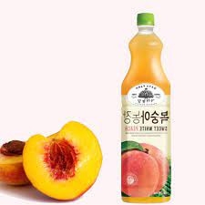 Nước ép Đào Gaya Farm Hàn Quốc chai 1.5l Chuẩn nhập khẩu Hàn Quốc