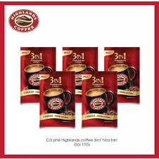 Cà phê hòa tan 3in1 Highlands coffee vị đậm đà (Hộp 10 gói x 17g) thức uống đậm đà vị béo sữa