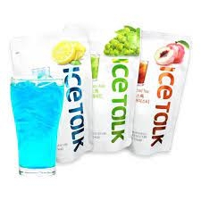 Nước trái cây lạnh ICE TALK Hàn quốc dạng túi 230ml với 4 hương vị cho bạn thoả sức lựa chọn