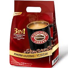 Cà phê hòa tan 3in1 Highlands coffee vị đậm đà (Hộp 10 gói x 17g) thức uống đậm đà vị béo sữa