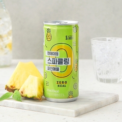 Nước ngọt có gas không calo SPARKLING vị Dứa - Chanh - Táo 210ml/350ml Chuẩn nhập khẩu HQ