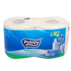 Khăn giấy cuộn Puppy 2 cuộn giấy vệ sinh lõi tròn đa dụng