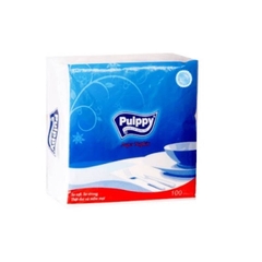 Khăn giấy Pulppy vuông gói 100 tờ Sạch Dai