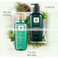 Dầu gội Ryo 550ml làm sạch sâu mát lạnh