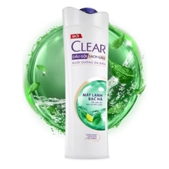 Dầu gội CLEAR bạc hà 170mg mát lạnh