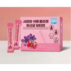 BỘT UỐNG COLLAGEN SAFFRON BIO CELL GÓI 2GR CHUẨN 100% NHẬP KHẨU HÀN QUỐC