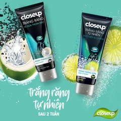 KEM ĐÁNH RĂNG CLOSEUP MUỐI BIỂN TUÝP 180G TRẮNG RĂNG TỰ NHIÊN