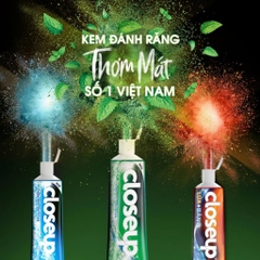 KEM ĐÁNH RĂNG CLOSEUP LỬA BĂNG 180G THƠM MÁT ĐẾN TỪNG HƠI THỞ
