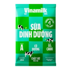 Sữa tươi tiệt trùng Vinamilk  có đường 220ml - Thùng 48 bịch
