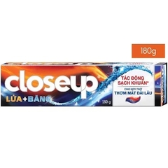 KEM ĐÁNH RĂNG CLOSEUP LỬA BĂNG 180G THƠM MÁT ĐẾN TỪNG HƠI THỞ