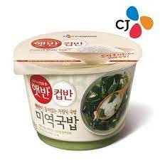 Cơm canh rong biển CJ 167g Hàn Quốc cơm ăn liền bảo đảm sức khỏe 100% nhập khẩu Hàn Quốc