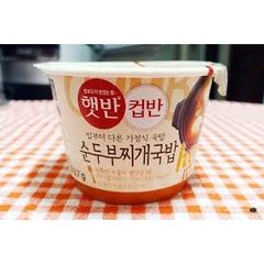 Cơm canh đậu phụ 173G Hetbal CJ đảm bảo sức khỏe 100% nhập khẩu trực tiếp Hàn Quốc