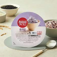 Cơm gạo nếp cẩm Hetbal 210G Cj cơm đảm bảo sức khỏe 100% nhập khẩu Hàn Quốc