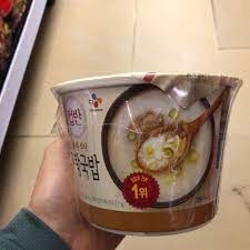 Cơm canh đuôi bò hầm 166g CJ cơm ăn liền bảo đảm sức khỏe 100% nhập khẩu Hàn