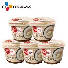 Cơm canh đuôi bò hầm 166g CJ cơm ăn liền bảo đảm sức khỏe 100% nhập khẩu Hàn