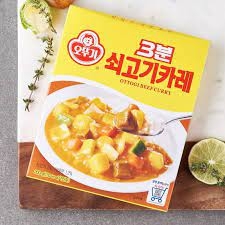 Sốt cà ri bò Ottogi hộp 200g sốt đảm bảo sức khỏe 100% nhập khẩu Hàn Quốc