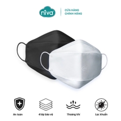 HỘP KHẨU TRANG 4D NIVA HỘP 50 CÁI KHÁNG KHUẨN LỌC BỤI
