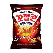 Snack bắp cay Lotte 72g snack ăn liền tốt cho sức khỏe 100% nhập khẩu Hàn Quốc