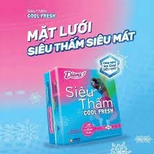 BVS DIANA COOLFRESH SIÊU MỎNG CÁNH 23CM (8M) MÁT LẠNH