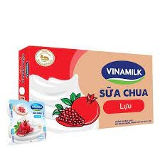 Sữa chua vinamilk vị lựu đỏ sữa chua ngon đảm bảo sức khỏe