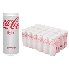 COCA COLA VỊ NGUYÊN BẢN/NO SUGAR/LIGHT/PLUS LON 320ML/330ML CAM KẾT 100% CHÍNH HÃNG
