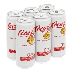 COCA COLA VỊ NGUYÊN BẢN/NO SUGAR/LIGHT/PLUS LON 320ML/330ML CAM KẾT 100% CHÍNH HÃNG