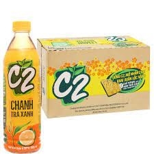 Trà xanh C2 vị chanh 455ml Chính hãng 100%