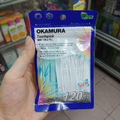 Tăm nhựa Okamura bịch 120 cây