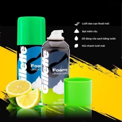 Mousse cạo râu Gillet hương Chanh - Sản phẩm chăm sóc nam giới