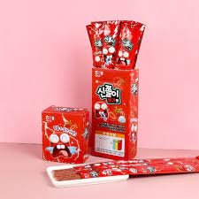 Kẹo dẻo chua ngọt vị dâu 24g Haitai kẹo ngon đảm bảo sức khỏe 100% nhập khẩu Hàn Quốc