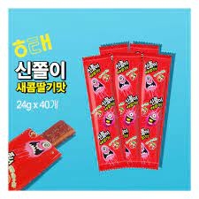 Kẹo dẻo chua ngọt vị dâu 24g Haitai kẹo ngon đảm bảo sức khỏe 100% nhập khẩu Hàn Quốc