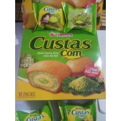 BÁNH CUSTAS VỊ CỐM HỘP 276G (12 CÁI) THƯƠNG HIỆU ORION