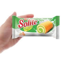Bánh Bông Lan cuộn Solite lá dứa hộp 360G (mới, chất lượng, bánh kinh đô)