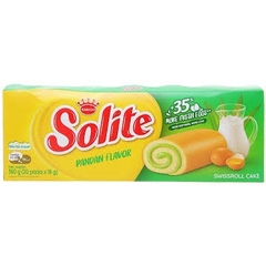 Bánh Bông Lan cuộn Solite lá dứa hộp 360G (mới, chất lượng, bánh kinh đô)