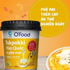 Tokpokki Ofood phô mai 105G Chính hãng 100%
