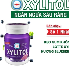 Kẹo Gum không đường Xylitol Blueberry Mint 137.8G Chính hãng 100%