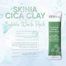 Mặt nạ sủi bọt SKINIA xanh chính hãng 100%