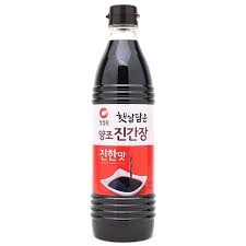 양조진간장 진한맛 500ML/XÌ DẦU Ủ TỰ NHIÊN VỊ ĐẬM ĐÀ 500ML