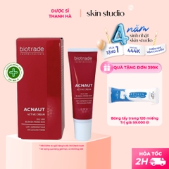 Kem chấm mụn Biotrade Acnaut Active Cream giảm mụn bọc, mụn viêm (5ml/15ml)